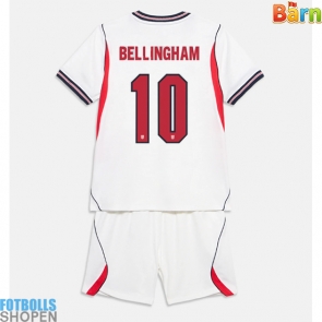 Billiga England Jude Bellingham #10 Hemmatröja Barn VM 2026 Kortärmad (+ Korta byxor)